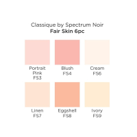 Spectrum Noir Classique Fair Skin (6pcs) (SPECN-CS6-FSK)
